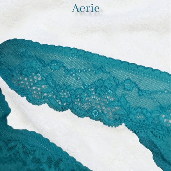 Aerie Lace Cheeky Low Rise Panty-Mint Green- Size Small- NWT - Picture 3 of 6